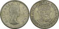Südafrika 2½ Shillings Südafrika Elisabeth II. 2 ½ Shilling Silber Wappen Shield South Africa KM # 51 -