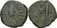 Byzanz Follis Byzanz Justinus I Follis Constantinopolis 522-527 Stern Kreuz Justin Sear 63 / 1 -