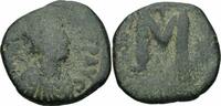 Byzanz Follis Byzanz Justinus I Follis Constantinopolis 518-522 Stern Kreuz Justin Sear 62 / 3 -