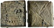 Byzanz Münzgewicht Byzanz 1 Semissis Gewicht 12 Siliquae 6-7 Jh. Æ Münzgewicht Exagium Scale Weight -