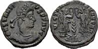 Römisches Kaiserreich Follis Constantius II Follis Siscia 347/8 VICTORIAE DD AVGGQ NN Victorien Kranz RIC 194 -