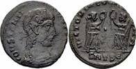 Römisches Kaiserreich Follis Constantius II Follis Thessalonica 347/8 VICTORIAE DD AVGGQ NN Victorien RIC 99 -