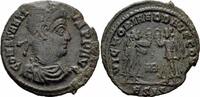 Römisches Kaiserreich Follis Constantius II Follis Siscia 347/8 VICTORIAE DD AVGGQ NN Victorien Kranz RIC 191 -
