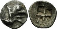 Ionien Tetartemorion Teos Phokaia Ionien Tetartemorion 475-450 Greifenkopf Griffin Incusum Klein 481 -