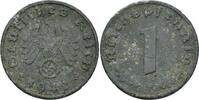 Drittes Reich 1 Pfennig Drittes Reich Deutsches Reich 1 Reichspfennig 1942 F Stuttgart Adler Jaeger 369 -