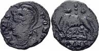 Römisches Kaiserreich 336-337 Constantinus I Follis Nicomedia 336/7 VRBS ROMA Wölfin Romulus Remus RIC 195 R1 Schön