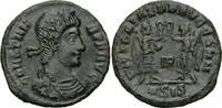 Römisches Kaiserreich Follis Constans Follis Siscia 347/8 VICTORIAE DD AVGGQ NN 2 Victorien Kranz RIC 192 / 1 -
