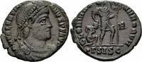 Römisches Kaiserreich Centenionalis Valentinian I Centenionalis Siscia 367-375 GLORIA ROMANORVM Labarum RIC 14 (a) x -