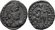 Römisches Kaiserreich Centenionalis Valentinianus I Bronze Siscia 367-375 GLORIA ROMANORVM Labarum RIC 14 (a) xxii -