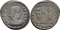 Römisches Kaiserreich Follis Constantinus II Follis Cyzicus 332-333/335 GLORIA EXERCITVS Soldaten RIC 96 Δ R5 -