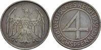 Weimarer Republik 4 Pfennig Weimarer Republik 4 Reichspfennig 1932 A Berlin Kupfer Deutsches Reich J. 315 -