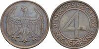 Weimarer Republik 4 Pfennig Weimarer Republik 4 Reichspfennig 1932 A Berlin Kupfer Deutsches Reich J. 315 -