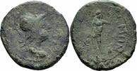 Bronze 2. Jhdt. n. Chr. Moesien Istros Moesien Pseudo-Autonome Provinz Bronze Athena Dionysos Thyrsos AMNG 483 Sehr schön / schön