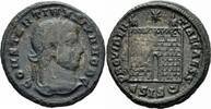 Römisches Kaiserreich Follis Constantinus II Follis Siscia 328/329 PROVIDENTIAE CAESS Lagertor Turm RIC 216 E -