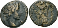 Phrygien Bronze Augustus Akmoneia Phrygien Bronze Nike Menemachos Philaletes Lituus BMC 34 var.