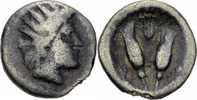 Karien Inseln Diobol Rhodos Insel Karien Diobol 275-250 B.C. Helios Zwei Rosenknospen SNG Keckman 617