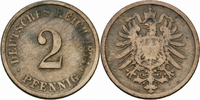 Deutsches Reich 2 Pfennig Deutsches Reich 2 Pfennig 1874 G Karlsruhe Kleiner Adler Kaiserreich Jaeger 2