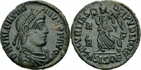 Rom Kaiserreich Centenionalis Valentinian I Æ Siscia 367-375 SECVRITAS REIPVBLICAE Victoria RIC 15 a xxxv var.