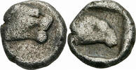 Ionien Diobol Samos Ionien Diobol 460-430 v.Chr. Panther Löwin Widder Quadratum Incusum BMC 66
