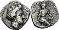 Thessalien Trihemiobol Kierion Thessalien Trihemiobol 400-344 B.C. Nymphe Arne Astragaloi Cierium BMC 2