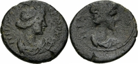 Lydien Bronze Hermokapeleia Lydien Bronze 2. Jhdt. Senat Roma Monogramm SNG v. Aul. 2947 var.
