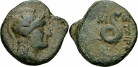 Mysien Bronze Pergamon Mysien Attalos II. Bronze 159-138 Philetairos Athena Schlange °M BMC 81