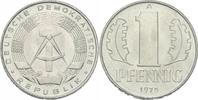 DDR 1 Pfennig DDR Deutschland 1 Pfennig 1975 A Berlin Aluminium VZ/STGL Jaeger 1508