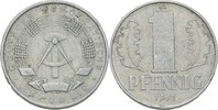 DDR 1 Pfennig DDR Deutschland 1 Pfennig 1962 A Berlin Aluminium SS Jaeger 1508