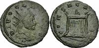 Rom Kaiserreich Antoninian Divus Claudius II Gothicus Antoninianus Cyzicus 270 CONSECRATIO Altar RIC 261
