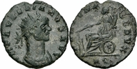 Rom Kaiserreich Antoninian Aurelianus Antoninianus Siscia 272 FORTVNA REDVX Fortuna Wheel Rudder RIC 220