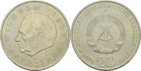 DDR 20 Mark DDR Deutschland 20 Mark 1972 A Berlin Wilhelm Pieck 1876-1960 AKS 726 J. 1541
