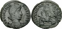 Römisches Kaiserreich Centenionalis Constantius II Æ3 Constantinopolis 351-355 FEL TEMP REPARATIO Reiter RIC 121 / 8