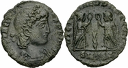 Rom Kaiserreich Follis Constantius II Follis Thessalonica VICTORIAE DD AVGGQ NN 2 Victorien RIC 103 - S