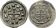 Ungarn Denar Ungarn Koloman 1095-1116 Denar Kreuz Halbmond Arpaden Kálmán Hungary Huszar 39