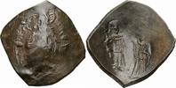 Byzanz Billon Aspron Trachy Byzanz Manuel I. Comnenus Billon Aspron Trachy Christus Maria Sterne Sear 1966