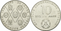 DDR 10 Mark DDR Deutschland 10 Mark 1975 A Berlin Warschauer Vertrag AKS 765 Jaeger 1557