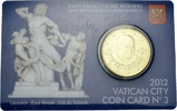 Vatikan 50 Eurocent Vatikan Vatican City Official Coin Card N° 3 2012 50 Eurocent R Rom BU UNC STGL