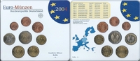Deutschland KMS 3,88 € Deutschland Euro-Münzen KMS 2004 A Berlin Stempelglanz Unc. Euro Kursmünzensatz