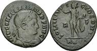 Rom Kaiserreich Follis Constantinus I Follis Rom 314 SOLI INVICTO COMITI Sol Invictus Globus RIC 19 / 2