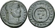 Rom Kaiserreich Follis Licinius I Follis Thessalonica 320 DN LIC LICINI AVGVSTI VOT XX Stern RIC 110 r4