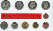 Deutschland Kursmünzensatz Deutschland Deutsche Mark KMS 1994 G Karlsruhe Stempelglanz Kursmünzensatz 181