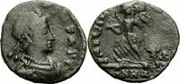 Römisches Kaiserreich Nummus Arcadius Æ4 Heraclea 388-392 SALVS REI PVBLICAE Victoria Tropaeum RIC 26 (c) - R -