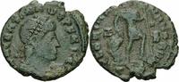 Römisches Kaiserreich Centenionalis Gratian Centenionalis Thessalonica 367-375 GLORIA ROMANORVM RIC 26 (c) xxxiv - S -