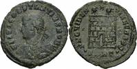 Römisches Kaiserreich Follis Constantius II Follis Cyzicus 326-327 PROVIDENTIAE AVGG Lagertor Stern RIC 48 R1 -
