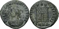 Römisches Kaiserreich Follis Constantius II Follis Cyzicus 324/5 PROVIDENTIAE CAESS Lagertor Stern RIC 27 R2 -