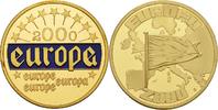 Deutschland Medaille EUROPE SERIES EUROPA 2000 EUROPEAN UNION EU GILDED PROOF LIKE GILT MEDAL #ME221 -