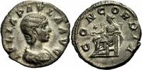 Rom Kaiserzeit Denar Julia Paula Denar Rom 219-220 CONCORDIA Thron Patera Stern Elagabal RIC 211