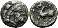 Kelten Obol Kelten Ungarn Kleinsilber Obol Typ Leierblume Pferd Kreis Ostkelten Pannonien