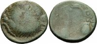 Kelten AE Drachme Kelten Ungarn Pannonien AE Drachme Typ Kapostal Zeus Reiter Pferd Helmschweif