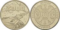Deutschland Medaille EUROPE EUROPA ΕΥΡΩΠΗ TURN OF THE MILLENIUM 2000 PROOF LIKE SILVERED MEDAL #ME277 -